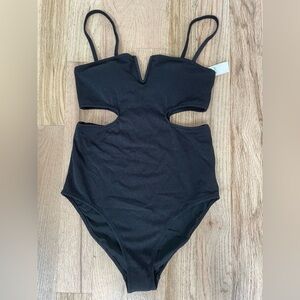 Aerie medium black one piece swimsuit